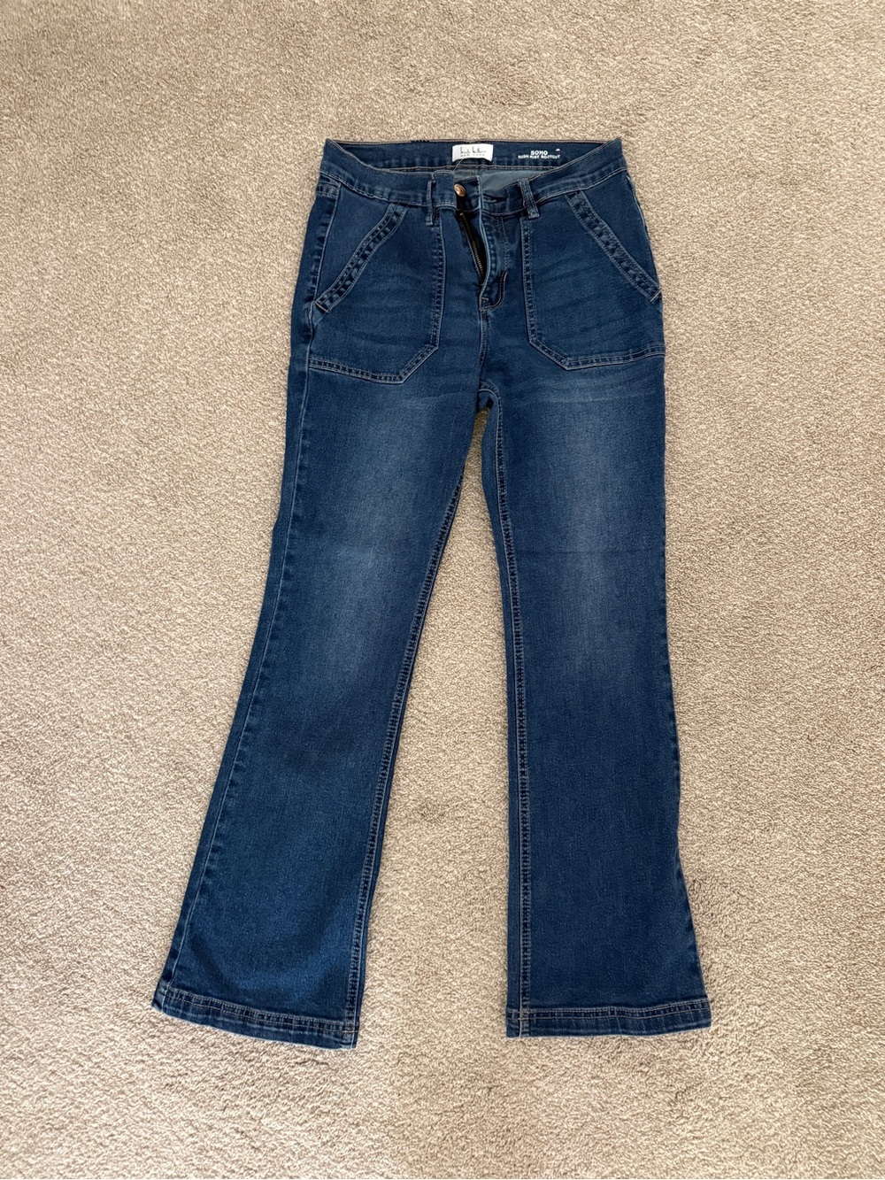 Nicole miller New York soho high rise bootcut jeans size 6